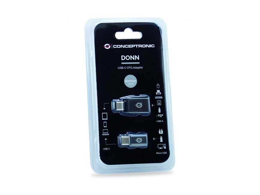 DONN04G USB-C OTG 2-PACK, USB-C a USB-A y USB-C TO micro USB - Imagen 3
