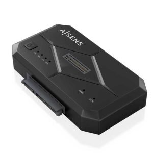Estación de Docking SATA 2.5/3.5, M.2 NVMe a USB 3.0/3.1 Gen1, Clone, Negro