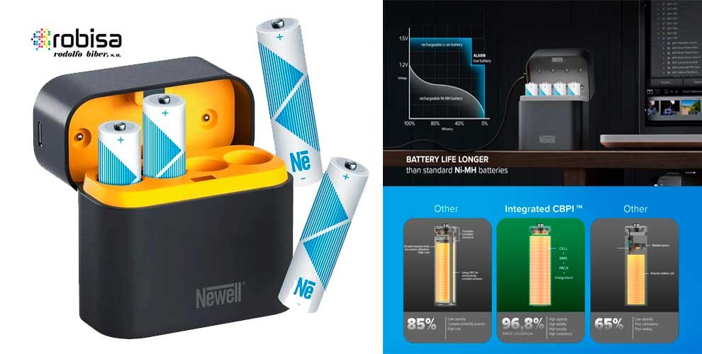 baterías recargables de Newell