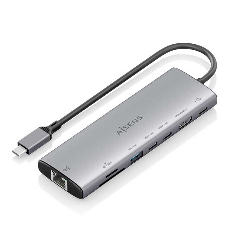 ASUC-8P033-GR – USB-C Dock 8 en 1