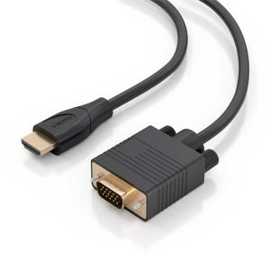 Cable Conversor HDMI a SVGA, HDMI A/M-SVGA/M, Negro, 2.0M