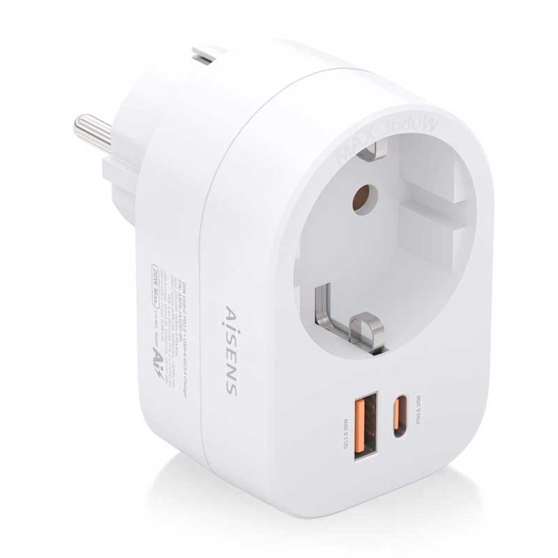 ASPS-1A1C06-W – Regleta de Pared Multifunción